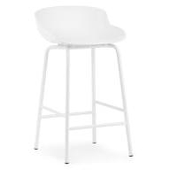 Tabouret de bar Hyg 65cm - blanc