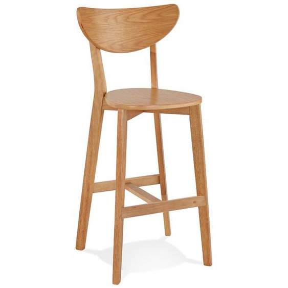 Tabouret de bar LEONARDO en bois finition naturelle - Commande par 2 pièces / Prix pour 1 pièce