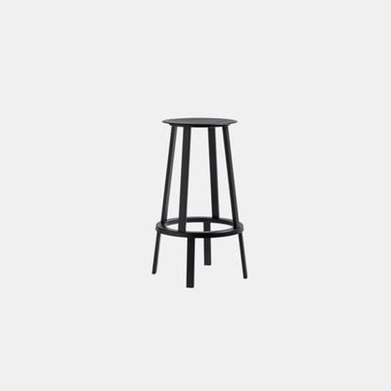 Tabouret de bar Revolver Stool - Hauteur 76 cm - noir