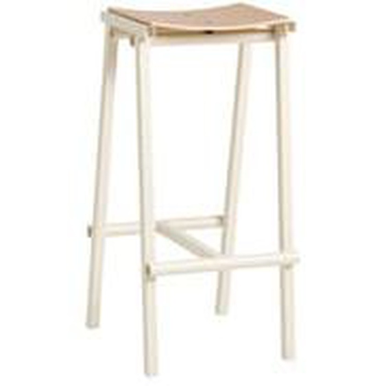 Tabouret de bar Taburete 8 - H75 cm - eggshell