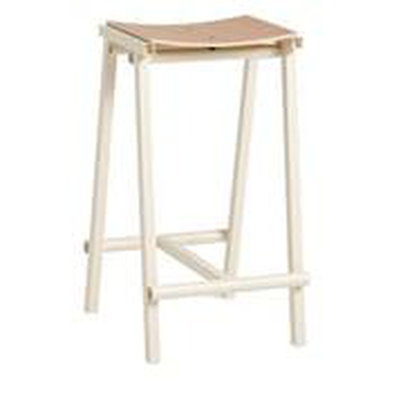 Tabouret de bar Taburete 8 - eggshell - H65 cm