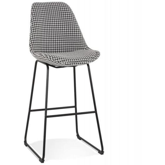 Tabouret de Bar Vintage - PARIS PRIX - Modèle Mayaso - 119 cm - Noir - Design Chic et Tendance