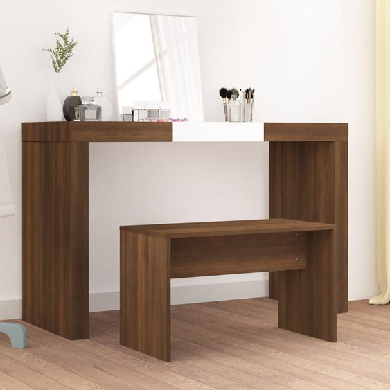 Tabouret de toilette Chêne marron 70x35x45 cm Bois dingénierie