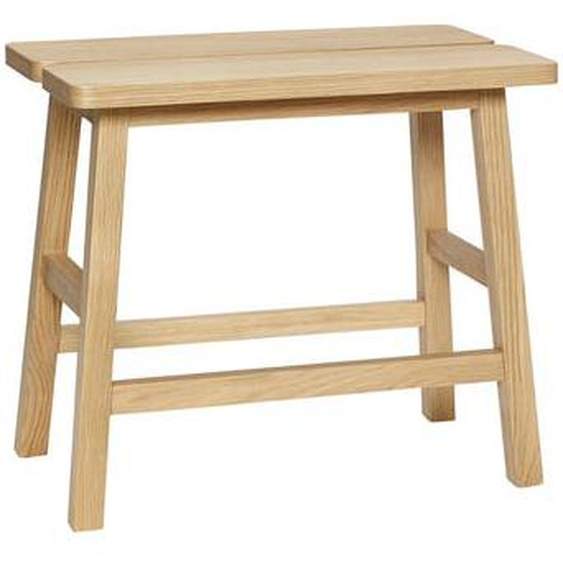 Tabouret Ground  en mdf, placage de chêne et bois de chêne