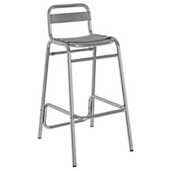 Tabouret haut restauration Lorraine - Inox