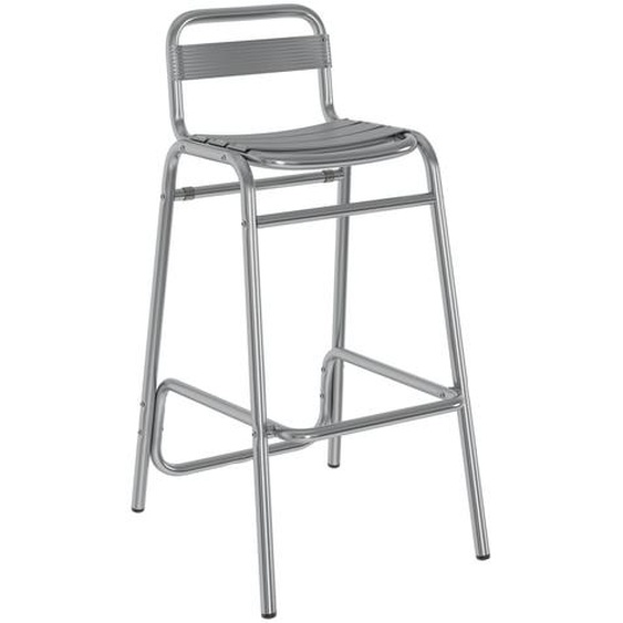 Tabouret haut restauration Lorraine - Inox