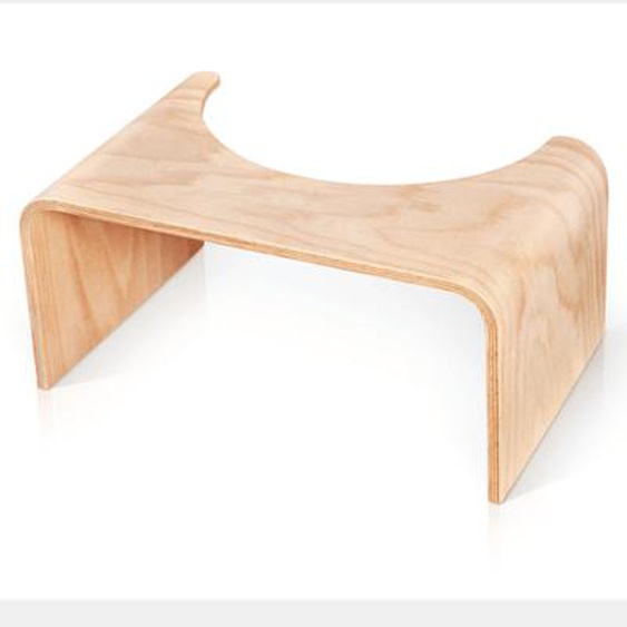 Tabouret physiologique de toilette WELLCARE en bois