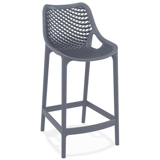 Tabouret snack mi-hauteur BROZER MINI gris foncé