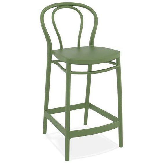 Tabouret snack mi-hauteur FERDINAND MINI intérieur / extérieur vert