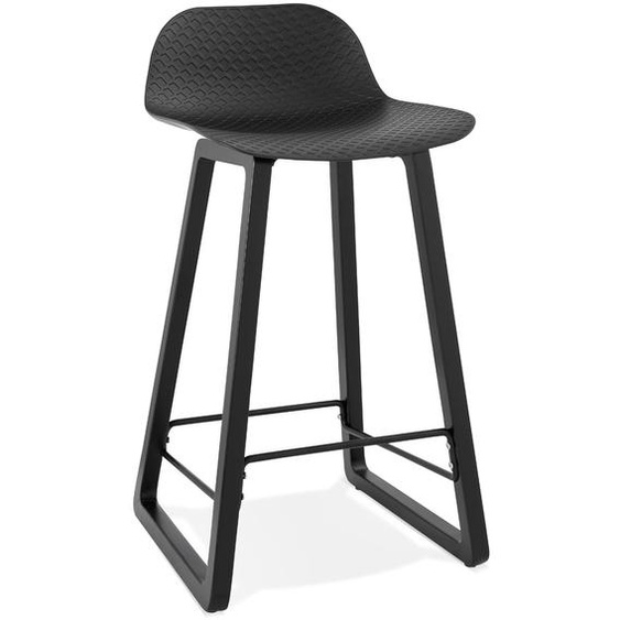 Tabouret snack mi-hauteur SASHIMI MINI noir design