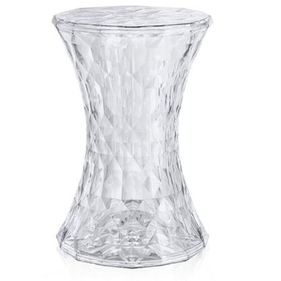 Tabouret Stone - Verre clair