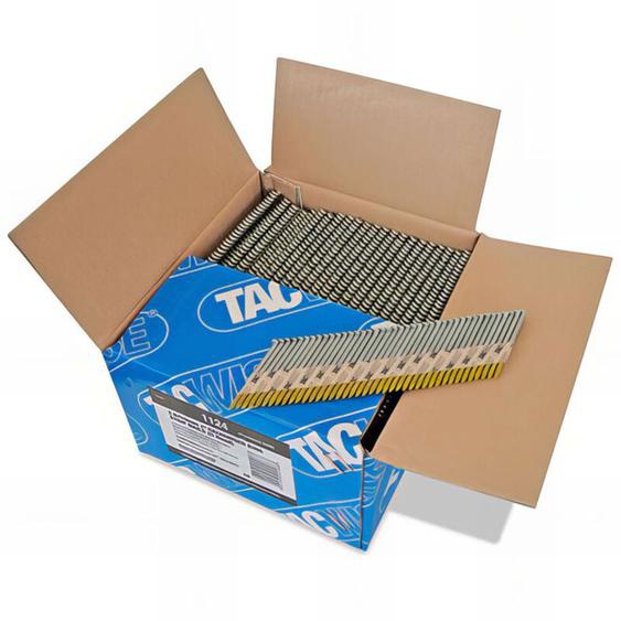 Tacwise - Boîte de 3300 clous, annelés extra galvanisés en bande papier 34° d. 2,8 x 50 mm 1124