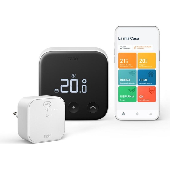tado° VX-ST02-IB02-TC-ML-00 thermostat Noir, Blanc