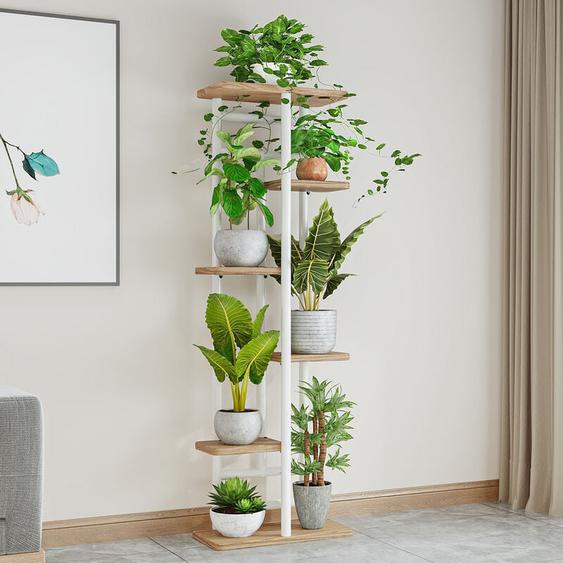 Freosen - tagère à Plante Porte Plante Multifonction Créatif Escalier à Fleurs Décoratif pour Balcon Salon Bureau Jardin 36x23.5x106cm