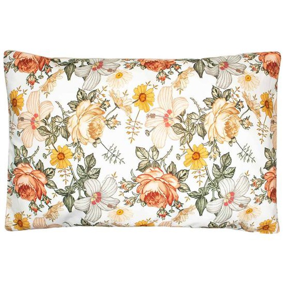 Taie Doreiller En Coton Réversible Néo Vintage Néo Vintage Imprimé Floral, Be