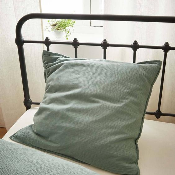 Taie Doreiller Enfant Gaze De Coton gaufrée Vert