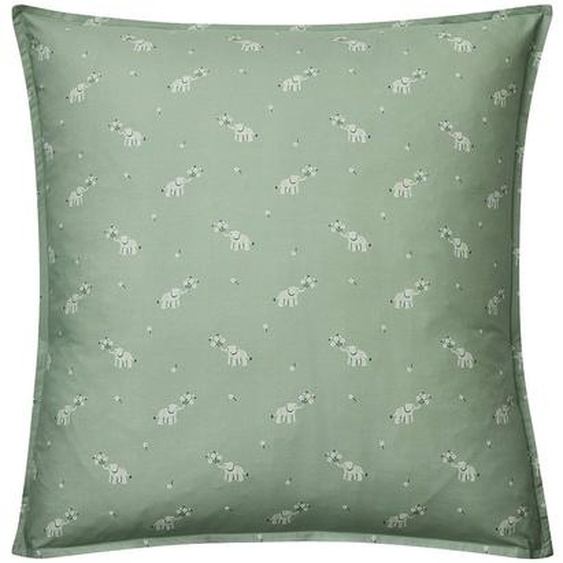 Taie Doreiller Enfant Imprimée En Percale De Coton, Cueillette Vert
