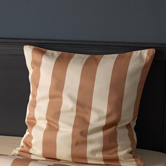 Taie Doreiller Satin De Coton anouk Cafe