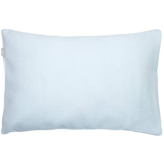 Taie Doreiller Unie En Coton Nid Dabeille Bleu