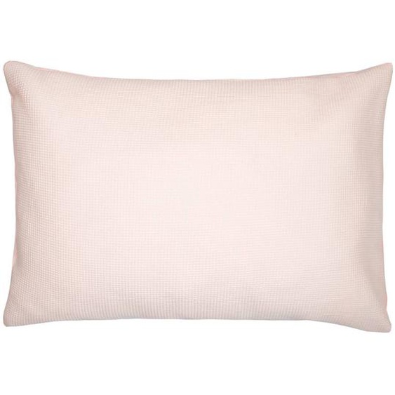 Taie Doreiller Unie En Coton Nid Dabeille Rose