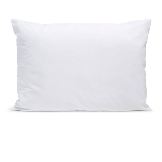 Taie Doreiller Unie Percale De Coton Blanc