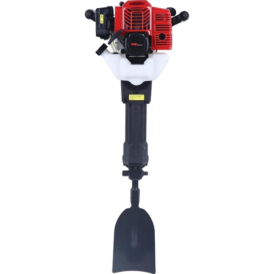 Taille-haie de jardin, puissance de 1 900 W, structure en acier robuste, noir et rouge