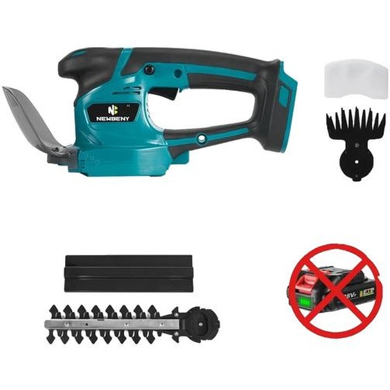 Taille-haie électrique sans fil, 8000 tr/min haute vitesse, double lame incluse, Non/li/ul/div