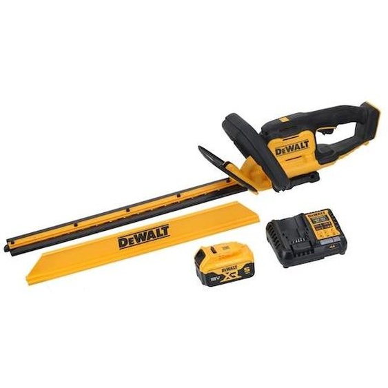 Taille haies 55 cm écartement de 25 mm XR 18V 5 Ah Li-ion - DEWALT - DCMHT564P1-QW