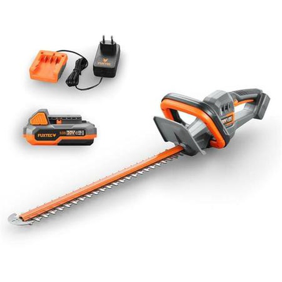 Taille-haies à batterie - FUXTEC FX-E1HS20 - 20V lame 52cm - Set batterie 2Ah et chargeur 1A