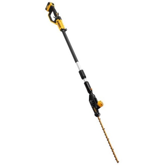Taille-haies orientable sur perche 18 V + 1 batterie 5 Ah + chargeur DEWALT DCMPH566P1-QW