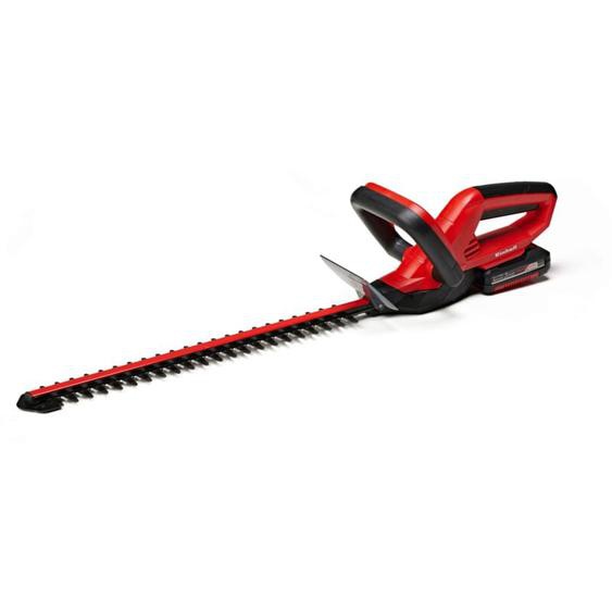 Einhell - Taille-haies sans fil ge-ch 1846 Li Kit Power X-Change (18 v, 2,0 Ah, Longueur de coupe 46 cm - Longueur de lame 52 cm, Epaisseur de coupe