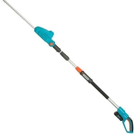 Taille-haies sur perche a batterie GARDENA - THS42/18V P4A - 18V - 42 cm - Hauteur max : 3 m (Livré avec batterie + chargeur)