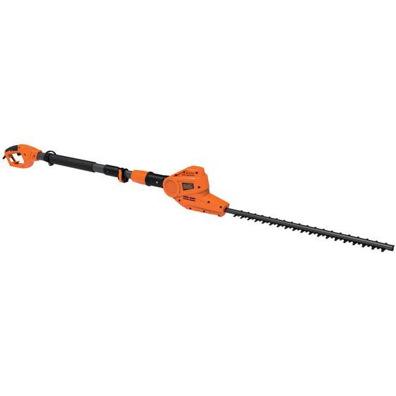 Black&decker - Taille-haies sur perche filaire - 51 cm - 550 w - Ecartement : 22 mm - Manche télescopique de 180 à 235 cm