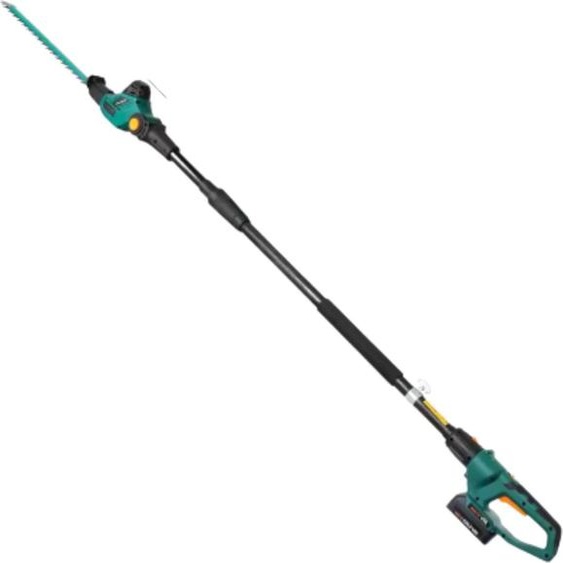 Taille-haies télescopique sans fil - Elagueur sur perche avec portée de 4 m - lame de 45 cm - batterie 20V Li-Ion - tête réglable en 7 positions - Pour le jardin et les arbustes