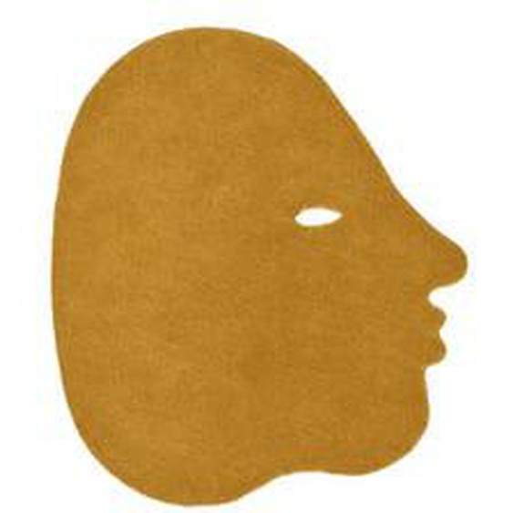 Talk Talk Tapis - NanimarquinaTalkTalkMustard - 95 x 85 cm
