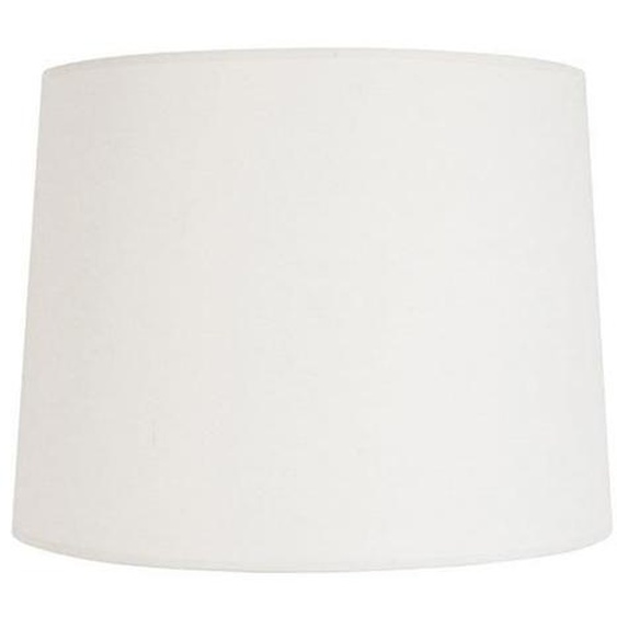 TAMBOUR 40 JEDAH-Abat-jour conique tissu tambour blanc 1 ampoule E27 Style: urbain D40xH30cm