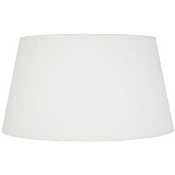 TAMBOUR 45-Abat-jour conique tissu tambour écru 1 ampoule E27 Style: urbain D45xH30cm