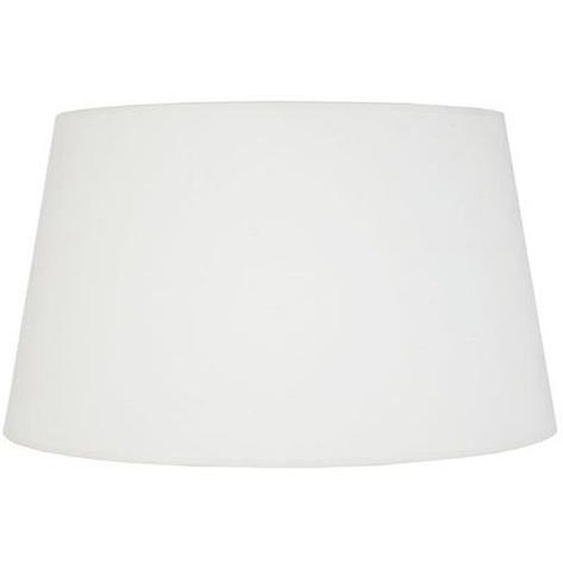 TAMBOUR 50-Abat-jour conique tissu tambour écru 1 ampoule E27 Style: urbain D50xH30cm