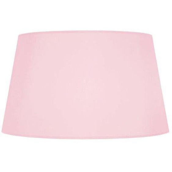 TAMBOUR 50-Abat-jour conique tissu tambour rose 1 ampoule E27 Style: urbain D50xH30cm