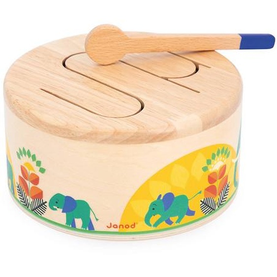 Tambour En Bois Fsc - Gioia Multicolore