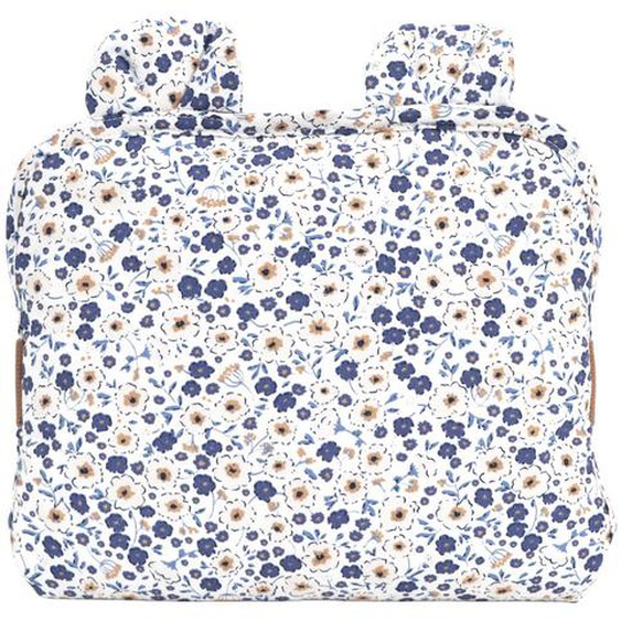 Tapis À Langer De Voyage Coton Bio Bleu