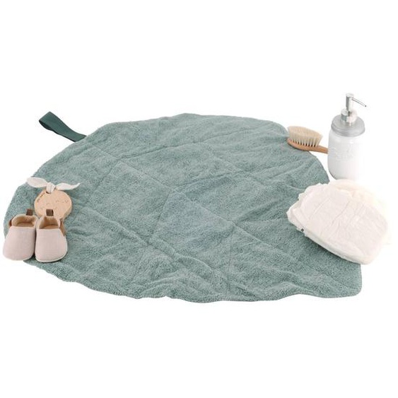 Tapis À Langer De Voyage Coton Bio Dream Forest Vert Sauge