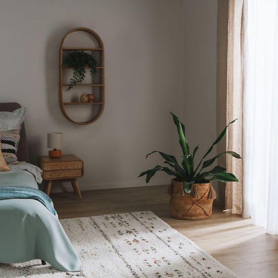 Tapis à poils longs Gobi Beige 120x170 cm - Tapis style Berbère