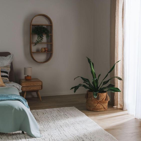 Tapis à poils longs Gobi Crème/Beige 240x340 cm - Tapis style Berbère