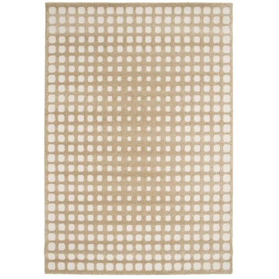 Tapis À Relief Doux Et Élégant Pixel Biscuit