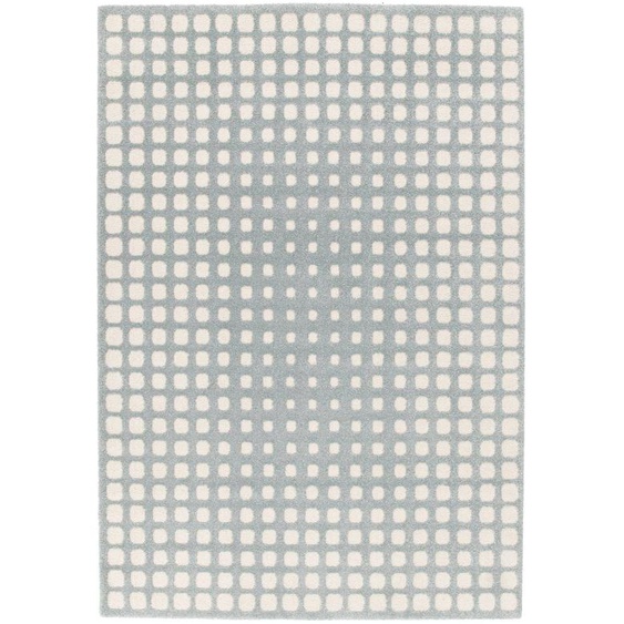 Tapis À Relief Doux Et Élégant Pixel Bleu