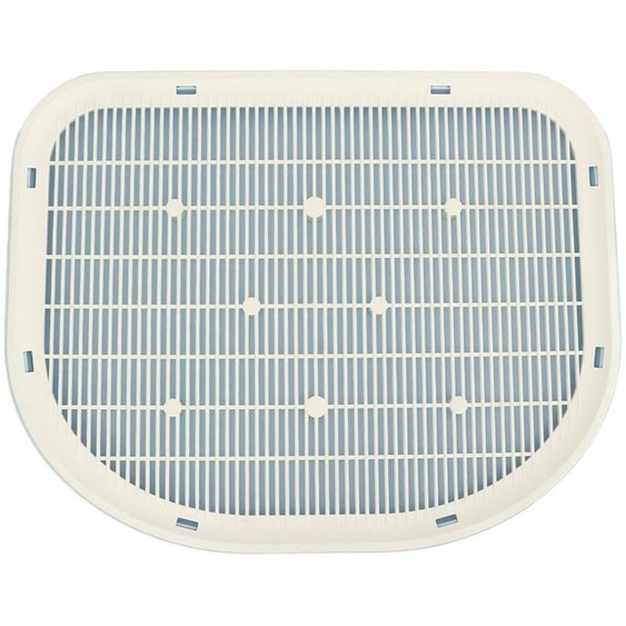 Tapis absorbant pour litière de chat, filtration multicouche, réutilisable, anti-fuites, pour attraper les chatons, pour animaux de compagnie, bleu