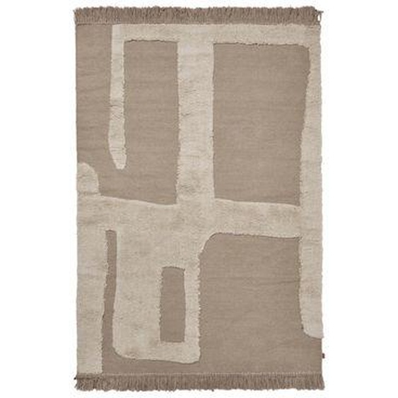 Tapis Alley Small  beige / 140 x 200 cm / Laine tissée main - Ferm Living