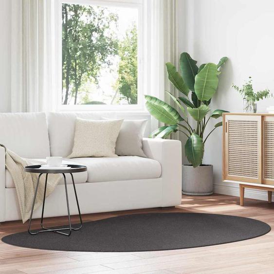 Tapis de surface HUARTE Anthracite 140 x 200 cm Polyester