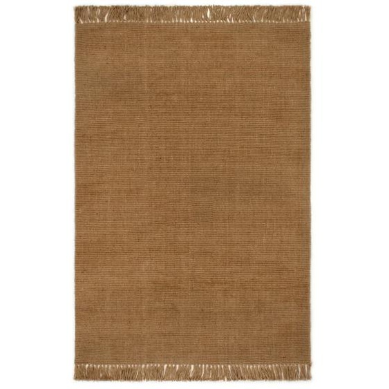 Tapis avec glands 80x200 cm Jute